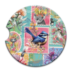 Car Coaster Pretty Postage