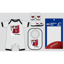 Baby Romper Bib and Bootie Set