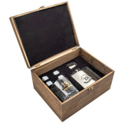 Wood Box 21st Gift Set