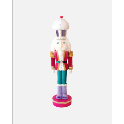 Christmas Nutcracker Pink Blue