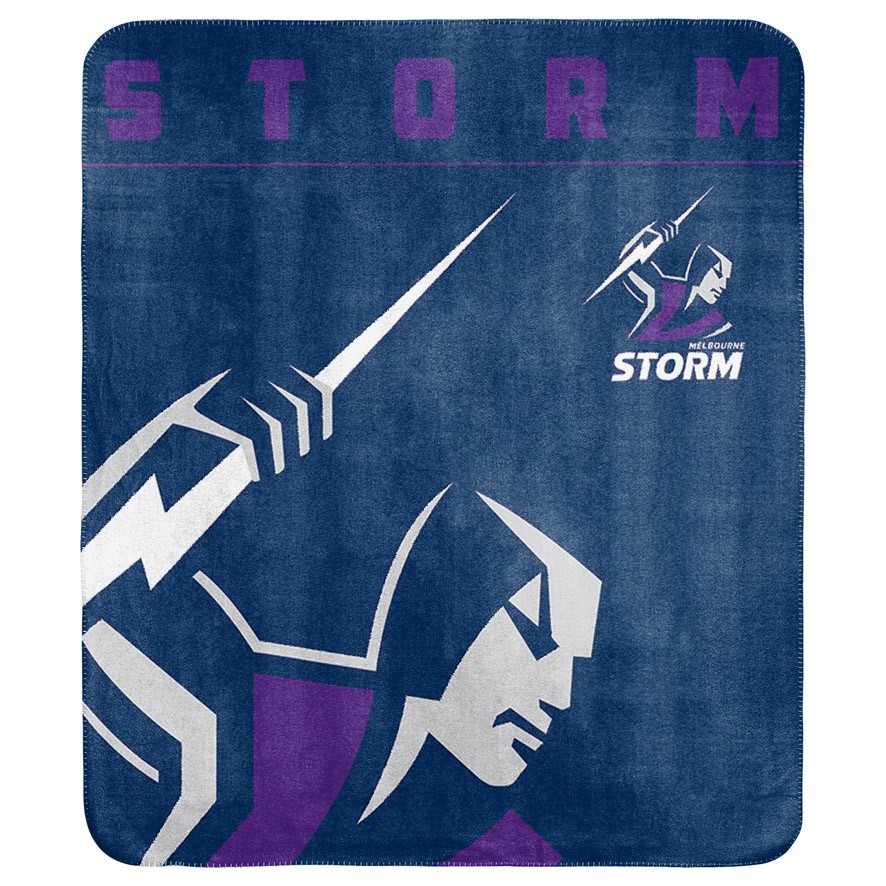 Melbourne Storm Polar Fleece Blanket