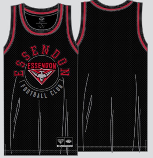 Essendon Bombers Youths Basketball Singlet