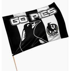 Collingwood Game Day Flag