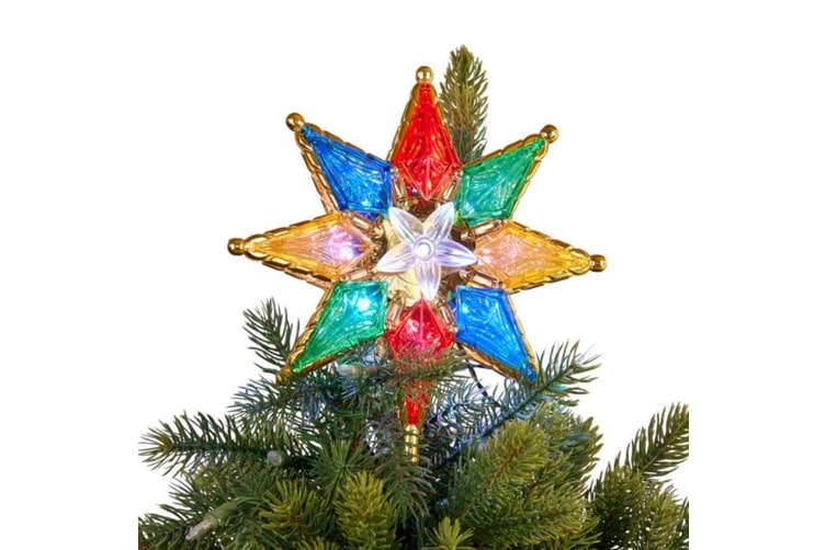 Christmas Tree Topper with Lights