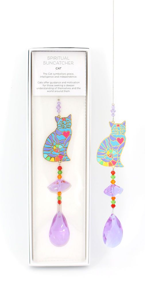 Spiritual Sun Catcher Cat