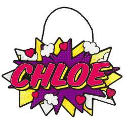 Chloe 3D Wall Sign / Room Door Sign