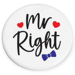 Mr Right- Beautiful On The Inside Coaster