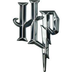 Fan Emblems Harry Potter: 3D Decal Chrome