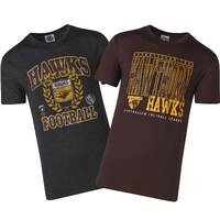 Hawthorn Hawks Mens Classics 2 Pack Tees
