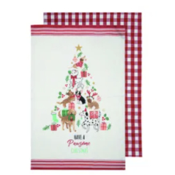 Festive Fun Assorted In SRT 2pk Kitchen Towel