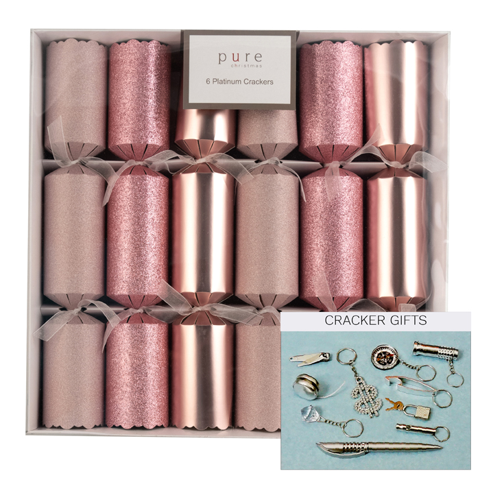 Platinum Cracker Box 6 Pink Gold