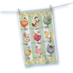 Hen House-Teatowel