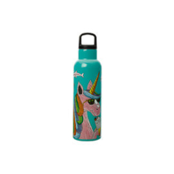 Mulga the Artist Double Wall Insulated Bottle 600ML Unicorn