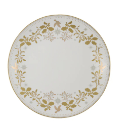 MW White Christmas Round Platter 33cm Gift Boxed (1)