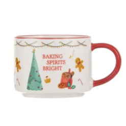Twinkling Blooms Festive Mugs