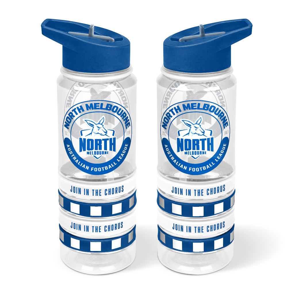 North Melbourne Quad Bands Tritan Drink Bottle