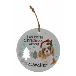 Cavalier Xmas Plaque