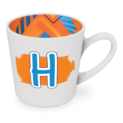 H motif mug male