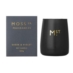 Suede and Violet 320g Candle