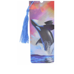 3D Whale Bookmark