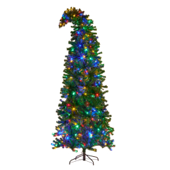 Bad Santa Christmas Tree with Lights 4ft