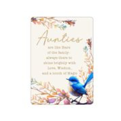 Mystical Blooms Epoxy Plaque 18x13cm - Aunties