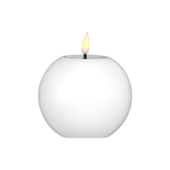 Let's Get Lit LED Flameless Round Candle 10cm Natural