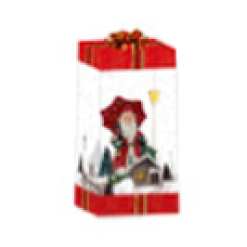 Christmas Gift Box Santa Lantern
