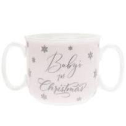 Pink Baby's 1st Xmas Mug
