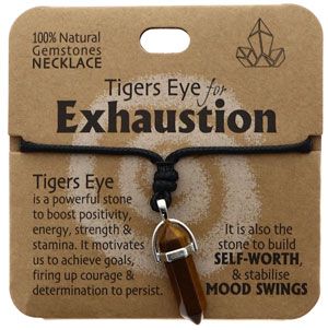 Tigers Eye For Exhaustion Necklace