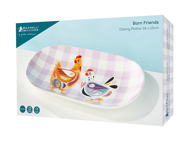Pete Cromer Barn Friends Oblong Platter Chook