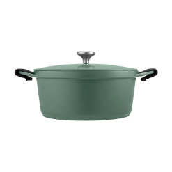 Agile Non-Stick Casserole 28cm / 6.3L Sage Gift Boxed