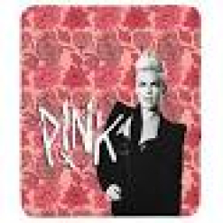 Pink Fleece Throw Rug