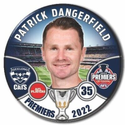 2021 AFL Geelong Player Badge - Dangerfield Patrick