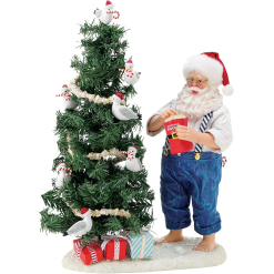 D56 Possible Dreams - 34cm Flocked Tree