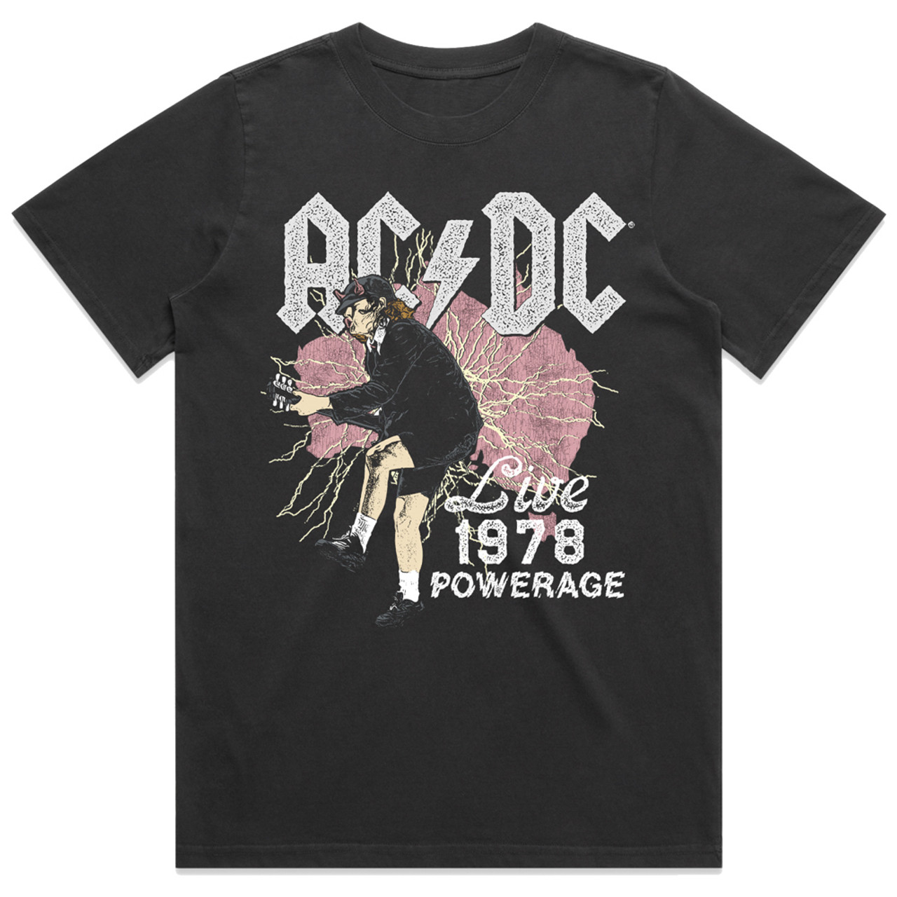 AC/DC 1978 Powerage Design Tee 4XL