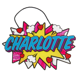 Charlotte 3D Wall Sign / Door Hanger