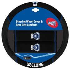 Geelong AFL Steering Wheel Cover