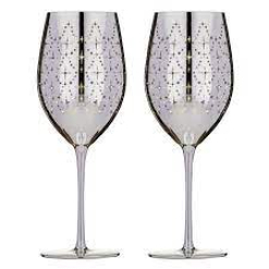 Celeste Silver 2pk Wine Glass