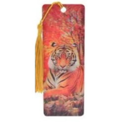 3D Tiger Bookmark