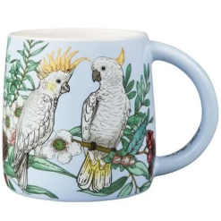 MW Eloise Short Native Grace Yellow Crested Cockatoo Mug 350ML