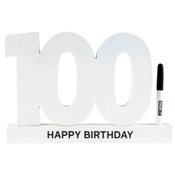 100 white Signature Block Black Text
