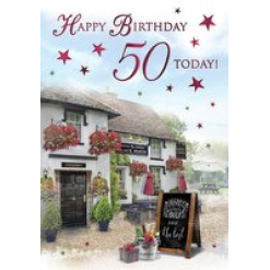Happy 50th Birthday Card