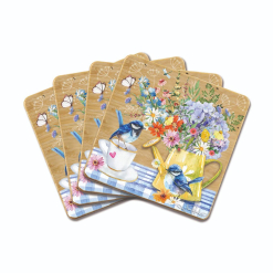 Teatime Wrens Coaster Set