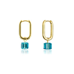 Marvel Tesseract Crystal Drop Earrings