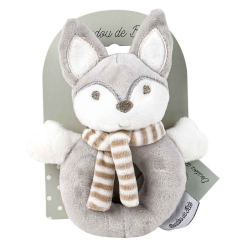 Grey Fox Ring Rattle