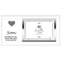Son Heart Photo Frame