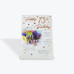 Happy 75th Birthday Card