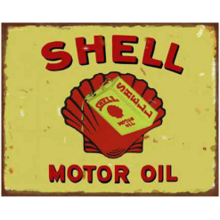 Shell Glass Plaque