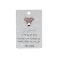 Greyhound Keepsake Pin